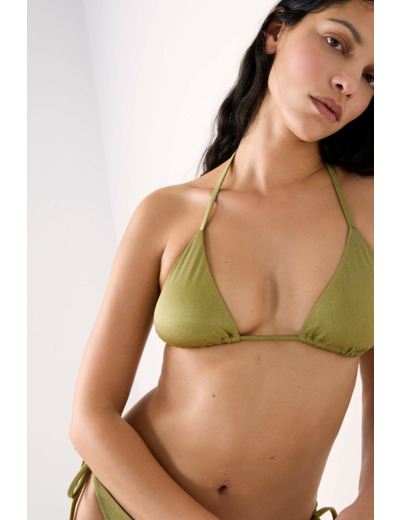 Triangle haut de maillot pailleté