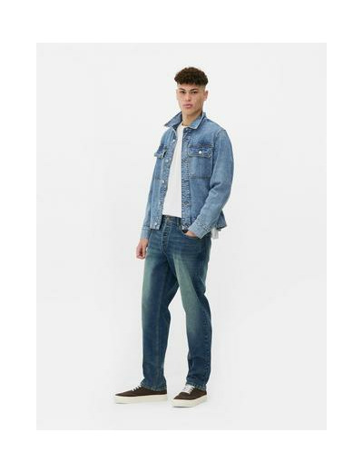 Jean droit à taille mi-haute