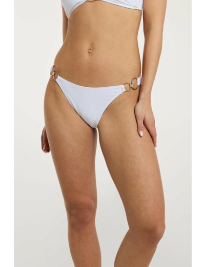 Bas de bikini taille haute avec découpe jambes