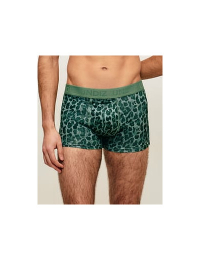 Boxer en microfibre léopard