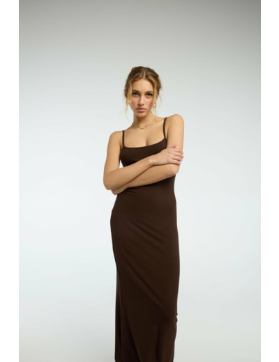 Robe longue en viscose