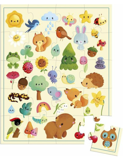 PUZZLE 20 PIÈCES IMAGIER DE LA NATURE