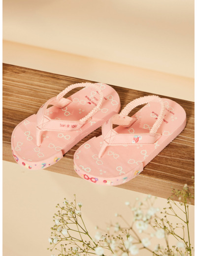 Tong de plage Rose