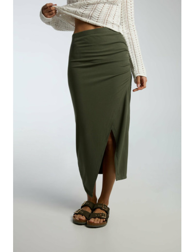 Jupe midi enveloppée