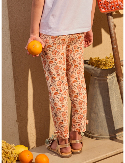 Legging à fleurs