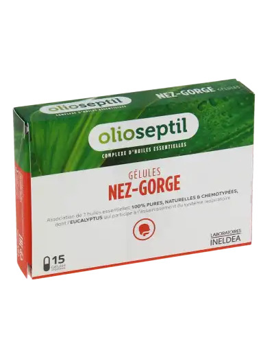 Olioseptil Gélules Nez Gorge Boîte De 15