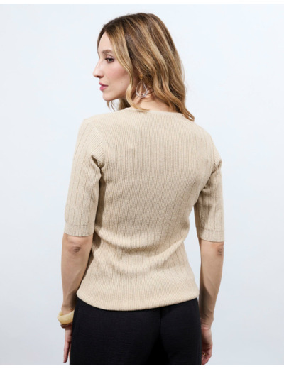 Pull fin uni OR Femme