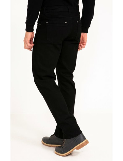Jean coupe regular Noir