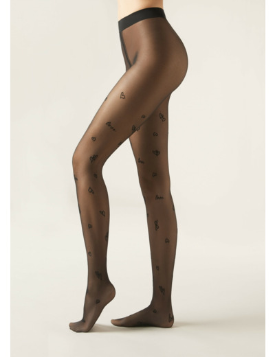 Collant transparent Love