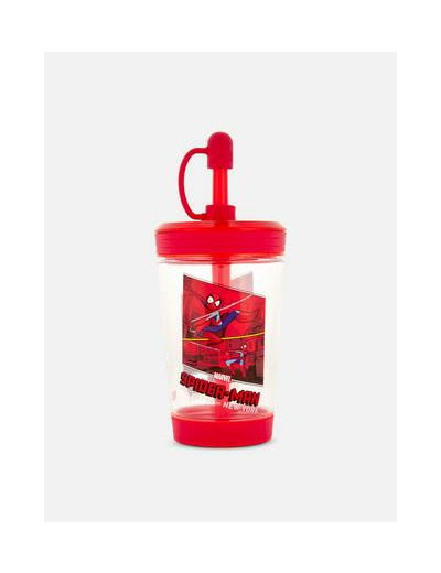 Gobelet avec paille MARVEL Spider-Man
