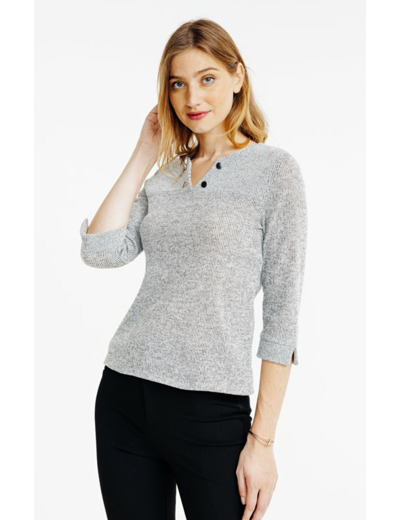 Pull bi matière