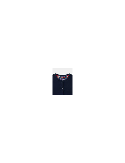 Gilet bleu marine pour filles