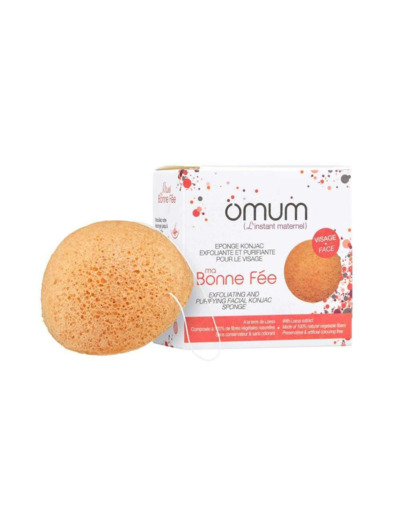 Eponge Konjac Visage Exfoliante Et Purifiante