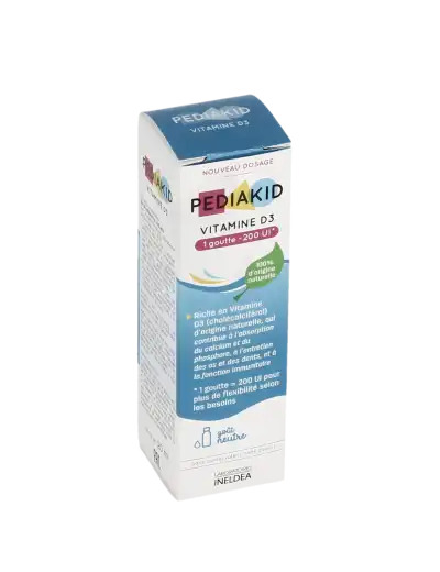 Pédiakid Vitamine D3 Solution Buvable 20 Ml