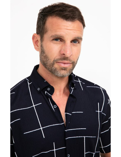 Chemise manches courtes Traitgeo