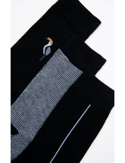 Lot 3 paires chaussettes homme