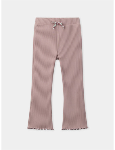 Legging évasé rose pâle Fille