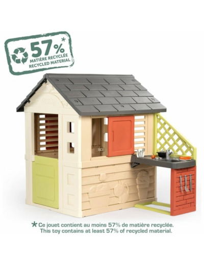 MAISON NATURE AVEC CUISINE SMOBY LIFE