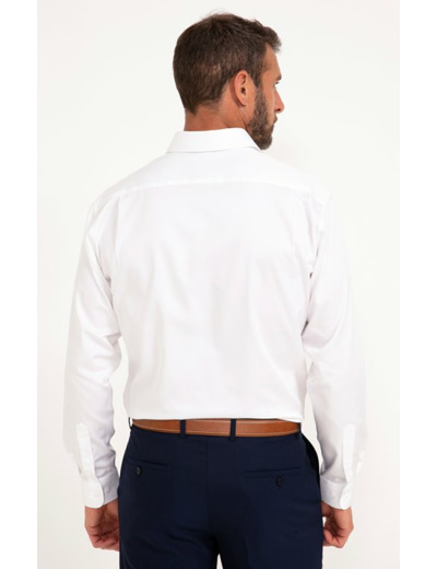 Chemise confort manches longues satin