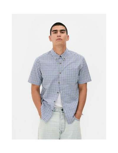 Chemise manches courtes à carreaux