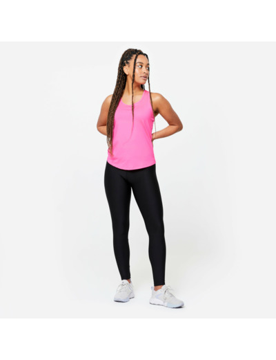 Débardeur dos nageur fitness cardio My Top Femme Rose