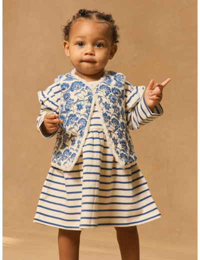 Ensemble robe et veste sans manches