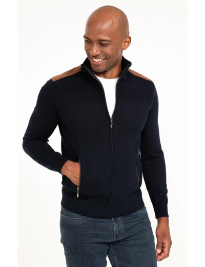 Gilet col montant Suede