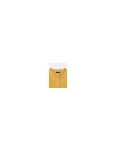 gilet jaune brodé