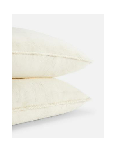 Lot de 2 coussins carrés à point de feston