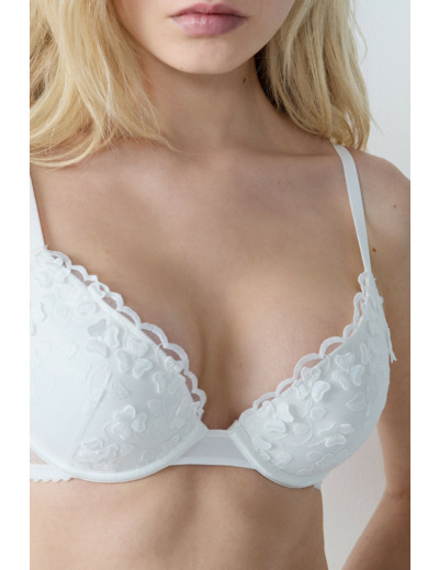 Soutien-gorge N.2 - Le push-up plongeant brodé