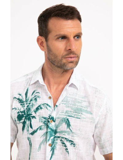 Chemise Palmier Aquarelle