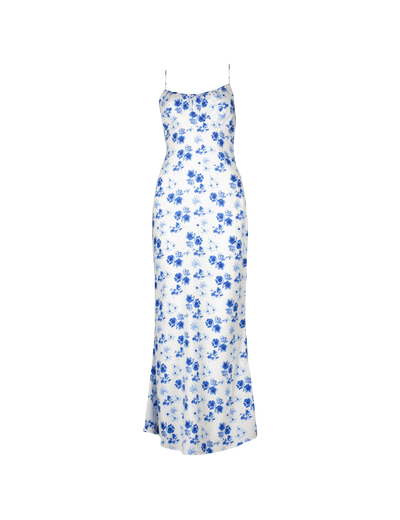 Robe midi en viscose