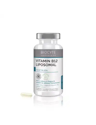 Biocyte Vitamine B12 Liposomal Gélules Boîte De 30