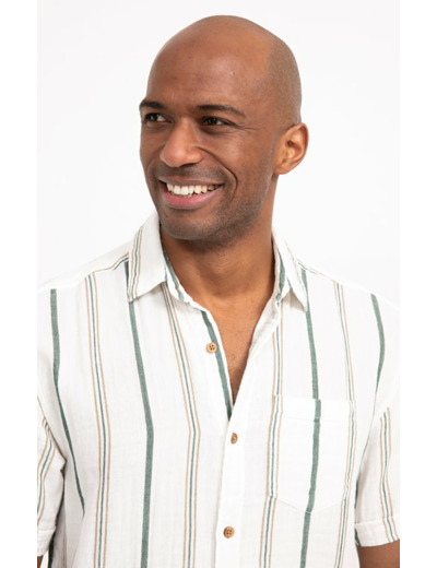 Chemise manches courtes Ray Double Gaze
