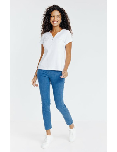 Tee-shirt uni manches courtes