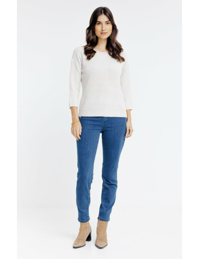 Pull maille brillante