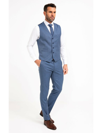 Gilet de costume Ceruleo