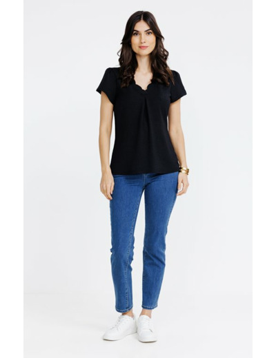 Tee-shirt uni manches courtes