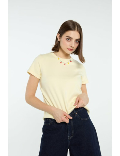 T-Shirt avec col rond