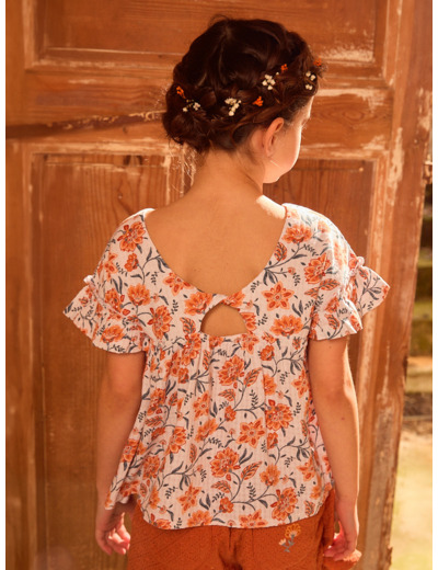 T-shirt à fleurs