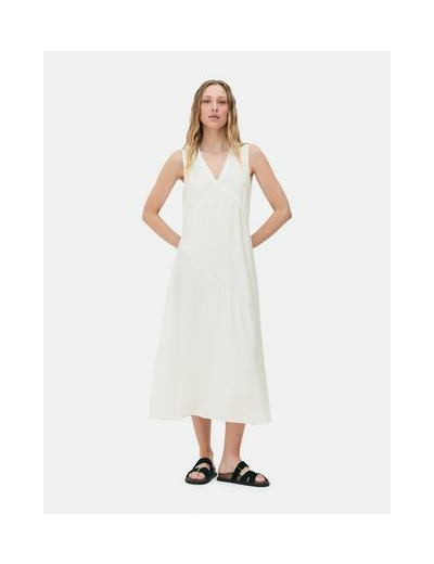 Robe mi-longue à col en V The Edit