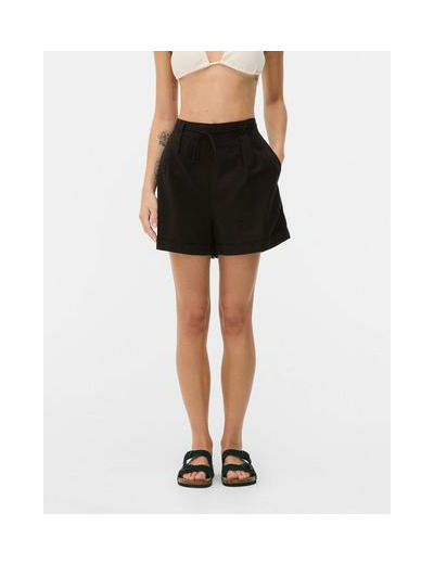 Short à nouer en mélange de coton
