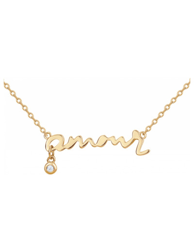 Collier Femme Délicate entrevue Doré