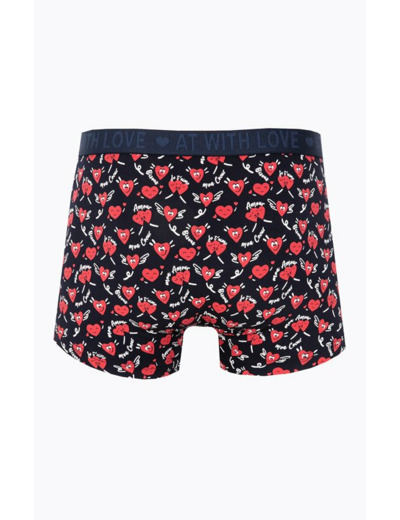 Boxer imprimé coeur