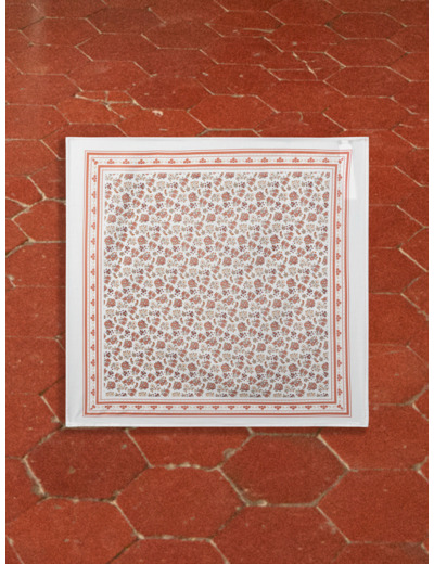 Foulard imprimé fleuri