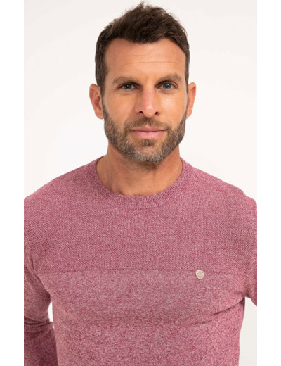 Pull col rond uni Joly