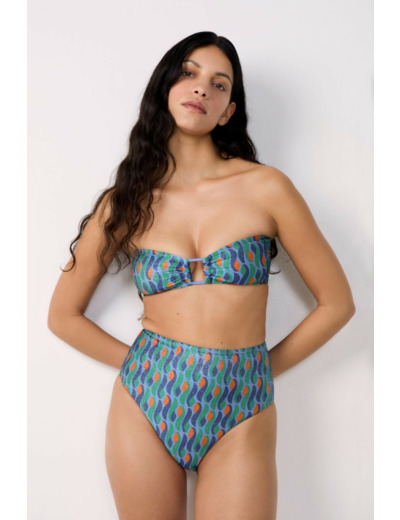Bandeau haut de maillot pailleté