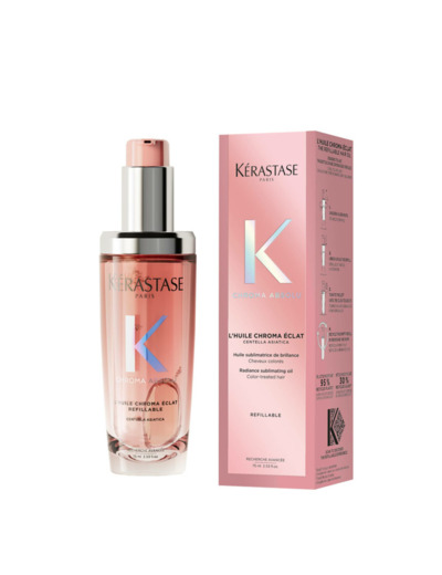 Huile capillaire Chroma Éclat –...