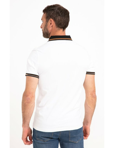 Polo manches courtes Brique