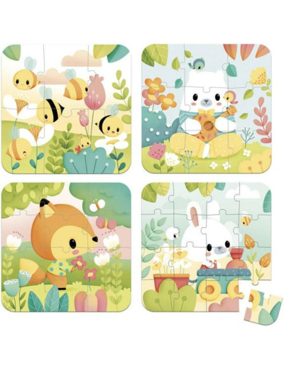 COFFRET 4 PUZZLES JANOD PURE